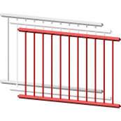 Safety fence panel | Fence panel | Center spacing: 2000 mm | hot-dip galvanized